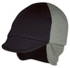 Reversible Wool Hat Eggshell/Black & Sage/Black