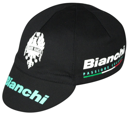 Bianchi Cycling Cap - Black