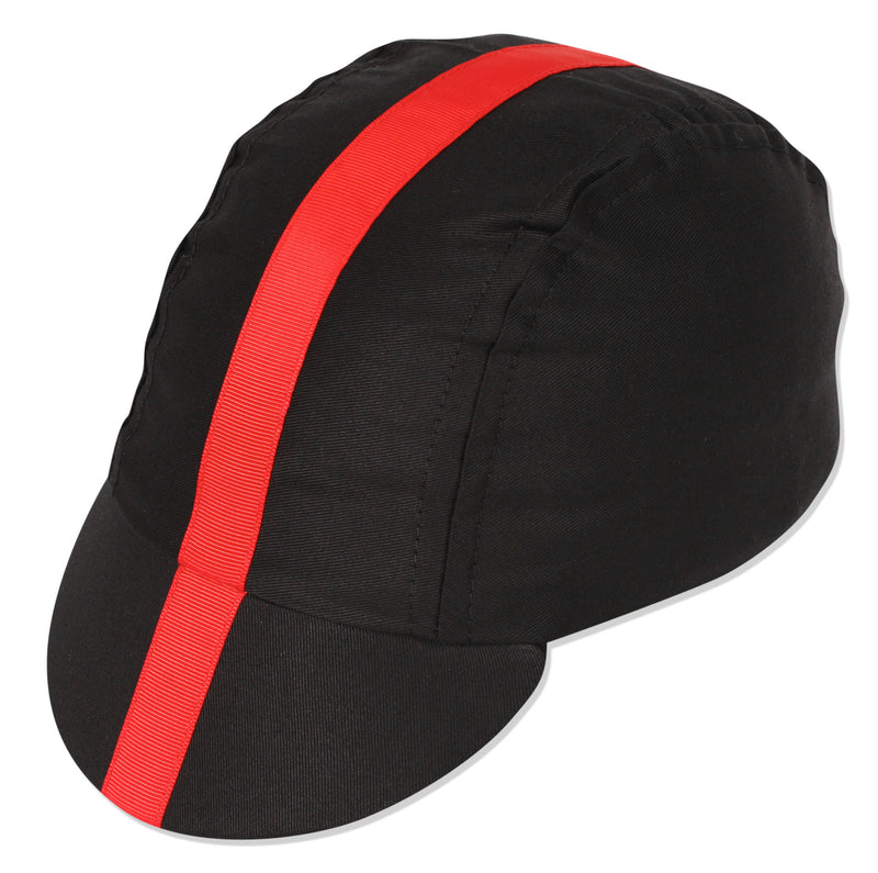 Classic Cycling Cap - Blk/Red
