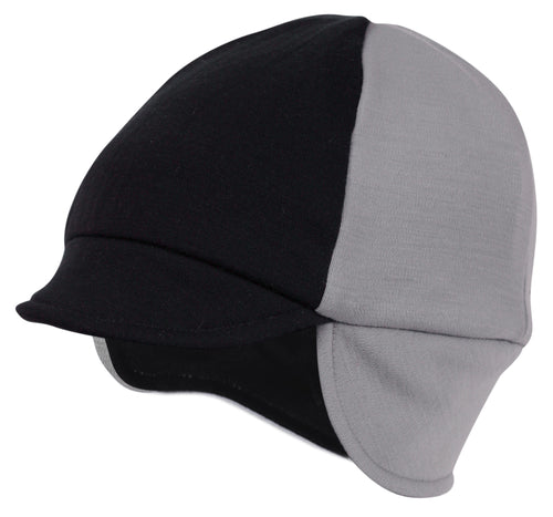 Reversible Wool Hat Silver/Black